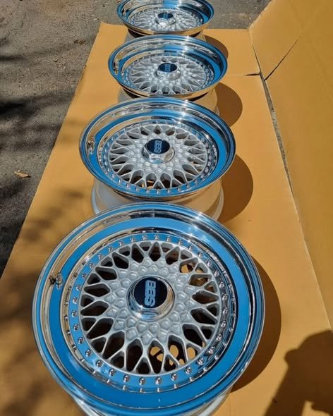 Jantes BBS RS198 17 pouces 5x120 BMW E34 E32 E28 M5 originales – Image 10
