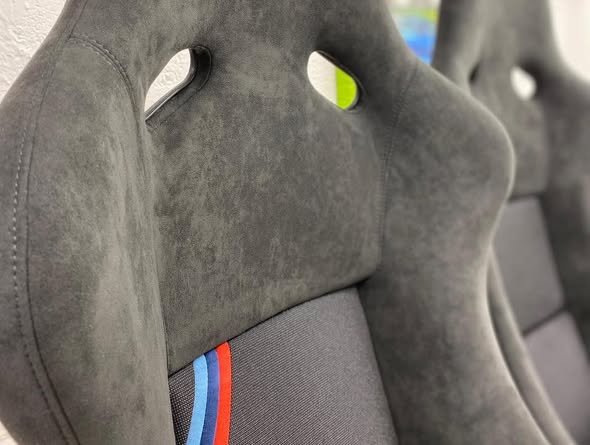Sièges BMW E46 M3 CSL – Recaro Alcantara Premium – Image 6
