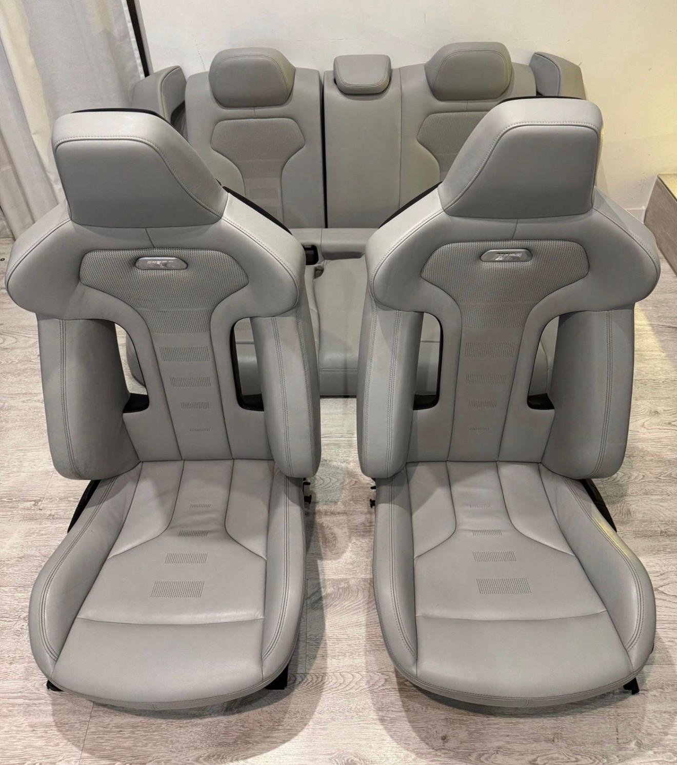 Intérieur BMW M3 F80 sièges cuir Silverstone – Image 2